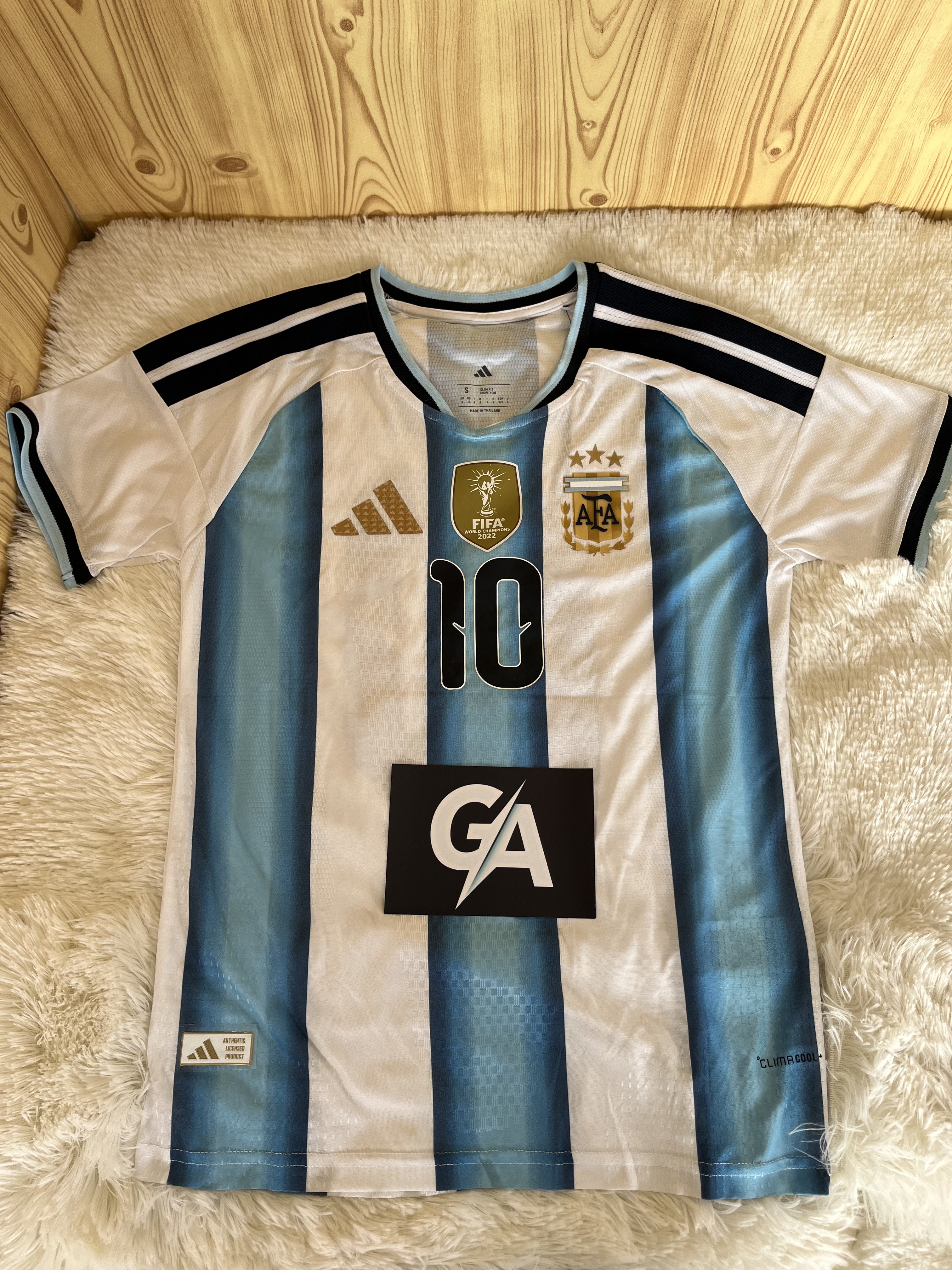 Camiseta Argentina Leo Messi Mundial