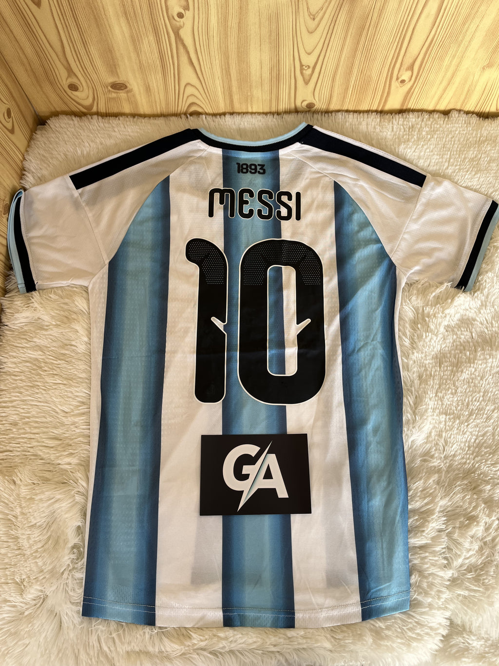 Camiseta Argentina Leo Messi Mundial